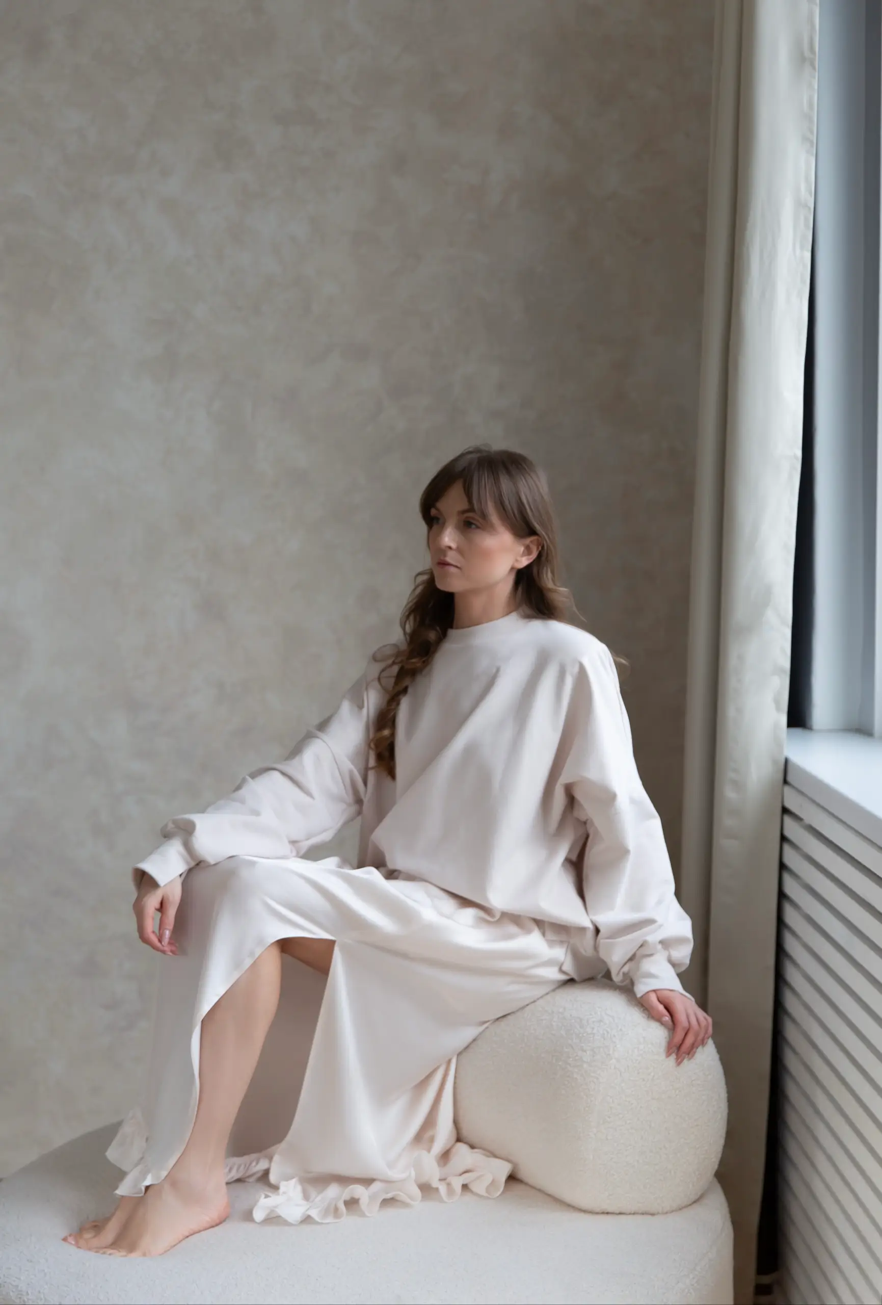 Spódnica „Softly” z wiskozy - obrazek 3