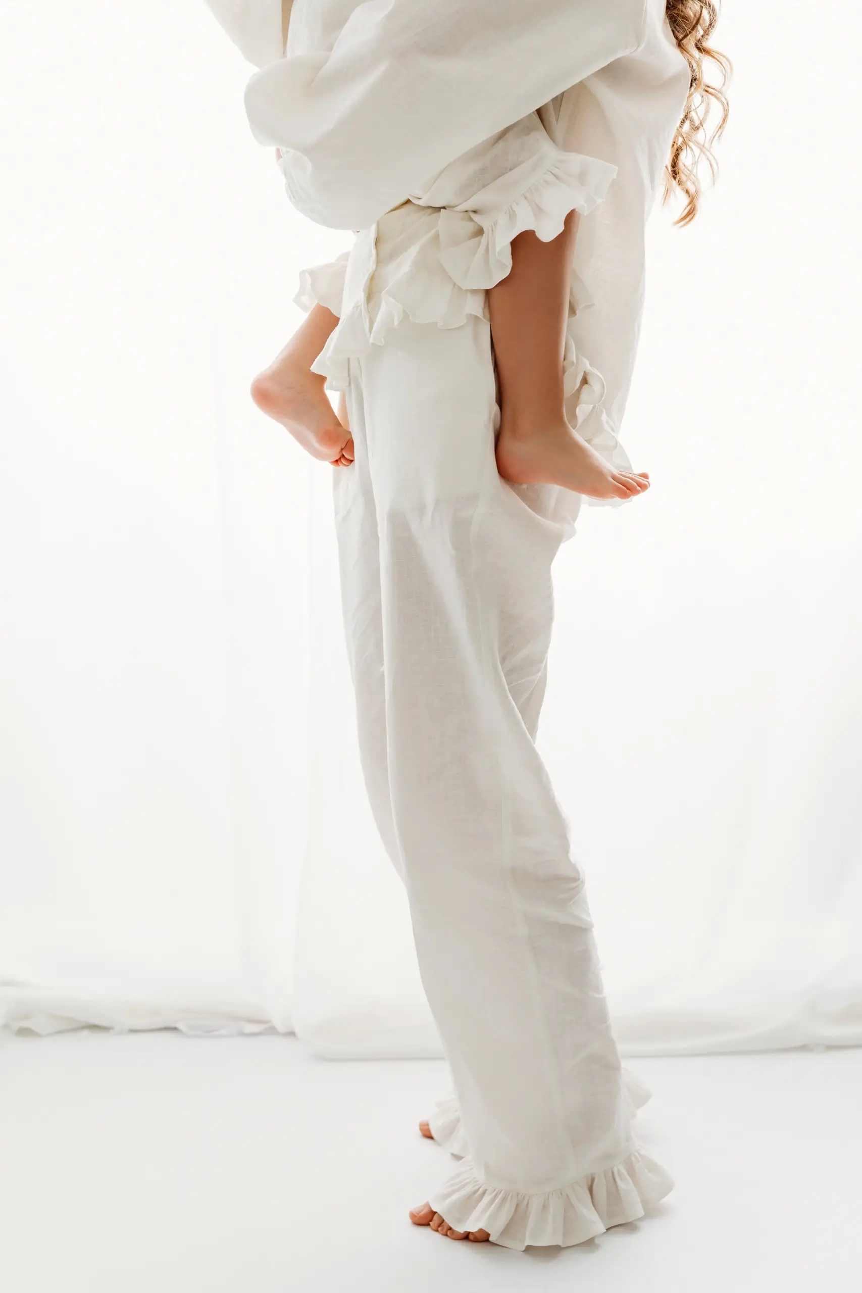 Lniane spodnie „Softly” - obrazek 2