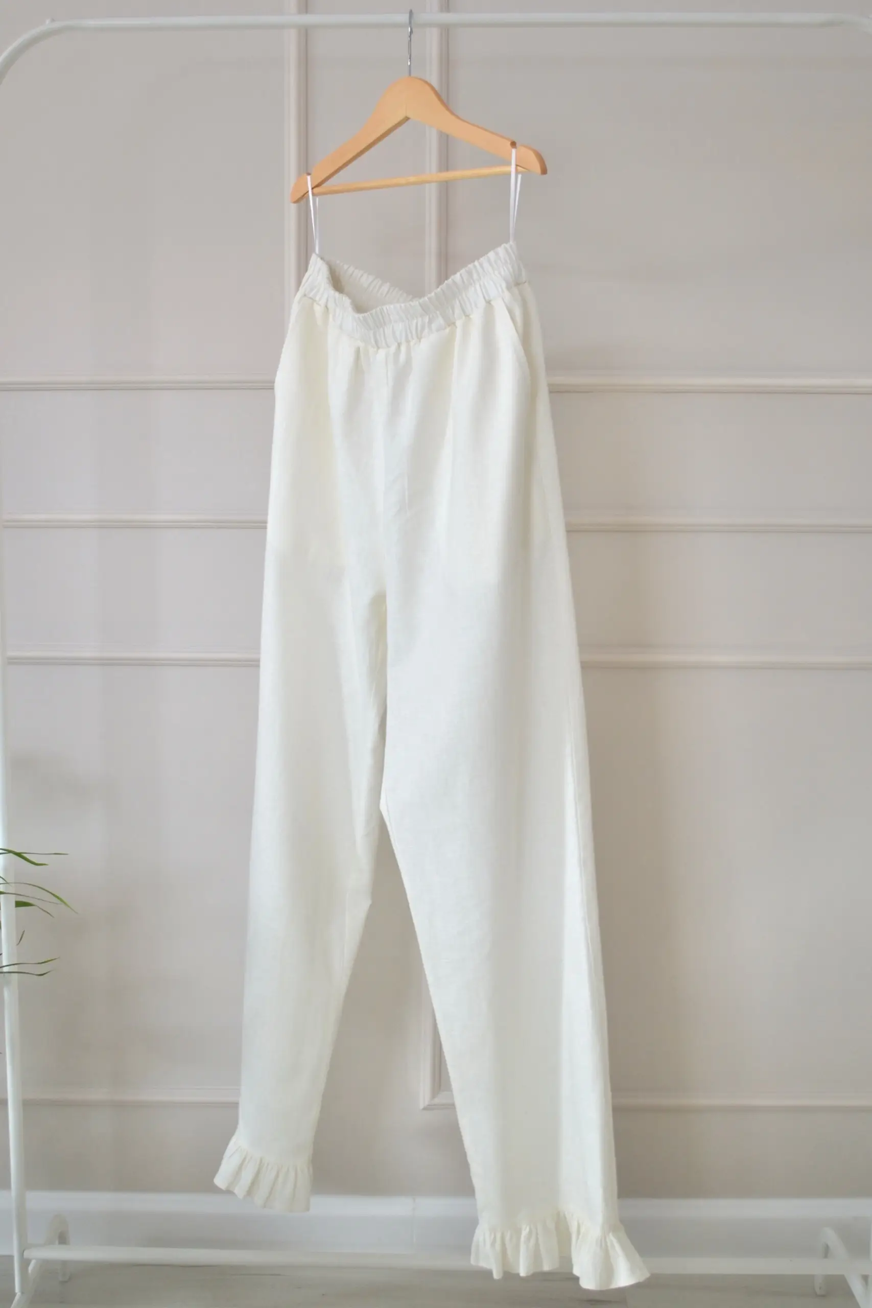 Lniane spodnie „Softly” - obrazek 4